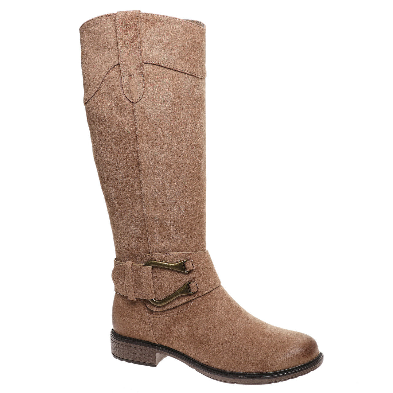 Pierre Dumas Women's Barcelona-31 Tall Suede Boot - Taupe 89150-434