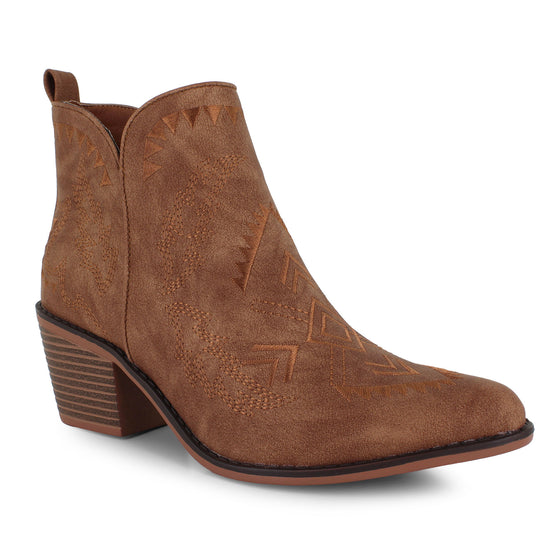 Pierre Dumas Women's Whitney-1 Bootie - Whiskey 89286-135
