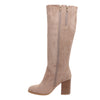 Pierre Dumas Women's Wake-3 Tall Suede Boot - Taupe 89357-434
