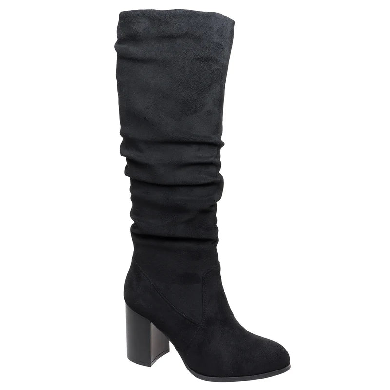 Pierre Dumas Women's Wake-3 Tall Suede Boot - Black 89361-401