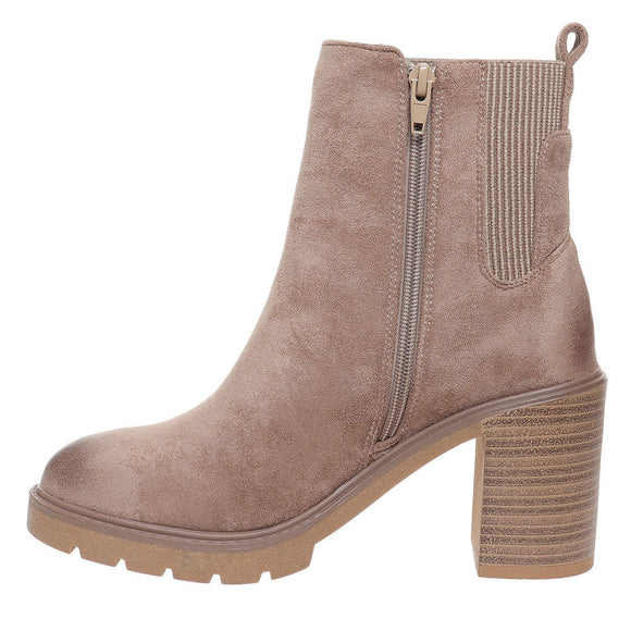 Pierre Dumas Women's Rapid-4 Bootie - Taupe 89386-434