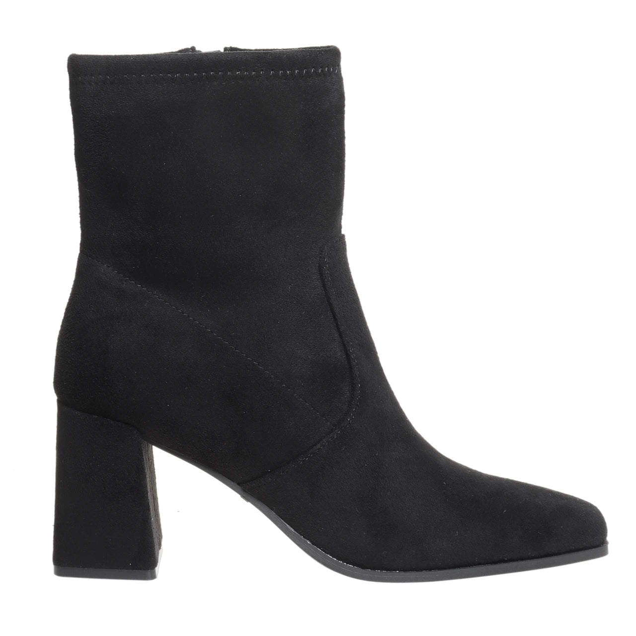 Pierre Dumas Women's Cybill-1 Suede Bootie - Black 89390-401
