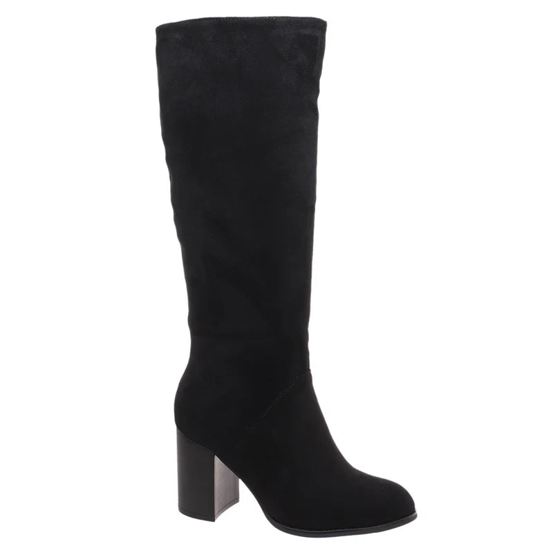 Pierre Dumas Women's Wake-6 Tall Suede Boot - Black 89393-401