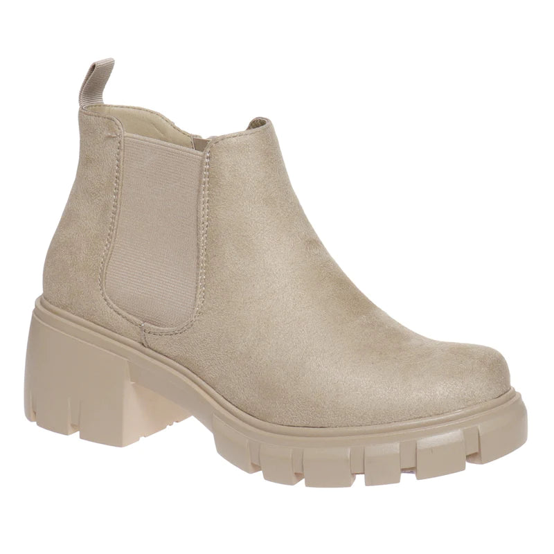 Pierre Dumas Women s Camden 1 Suede Bootie Wheat 89606 419