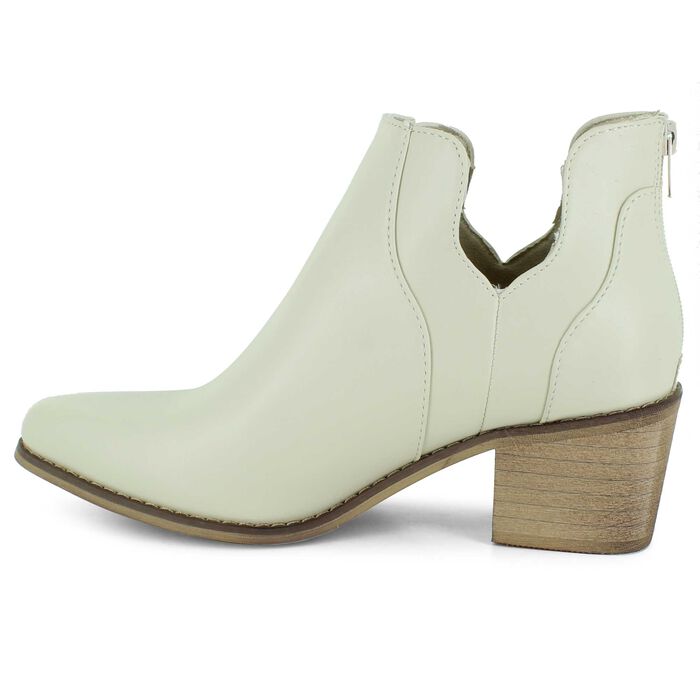 Pierre Dumas Women's West-4 Bootie - Cream 89881-105 11 / Cream Pierre Dumas Women's West-4 Bootie - Cream 89881-105 11 / Cream