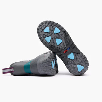 XtraTuf Women's 6" Ice Fleece Lined Ankle Deck Boot - Grey AIWR100