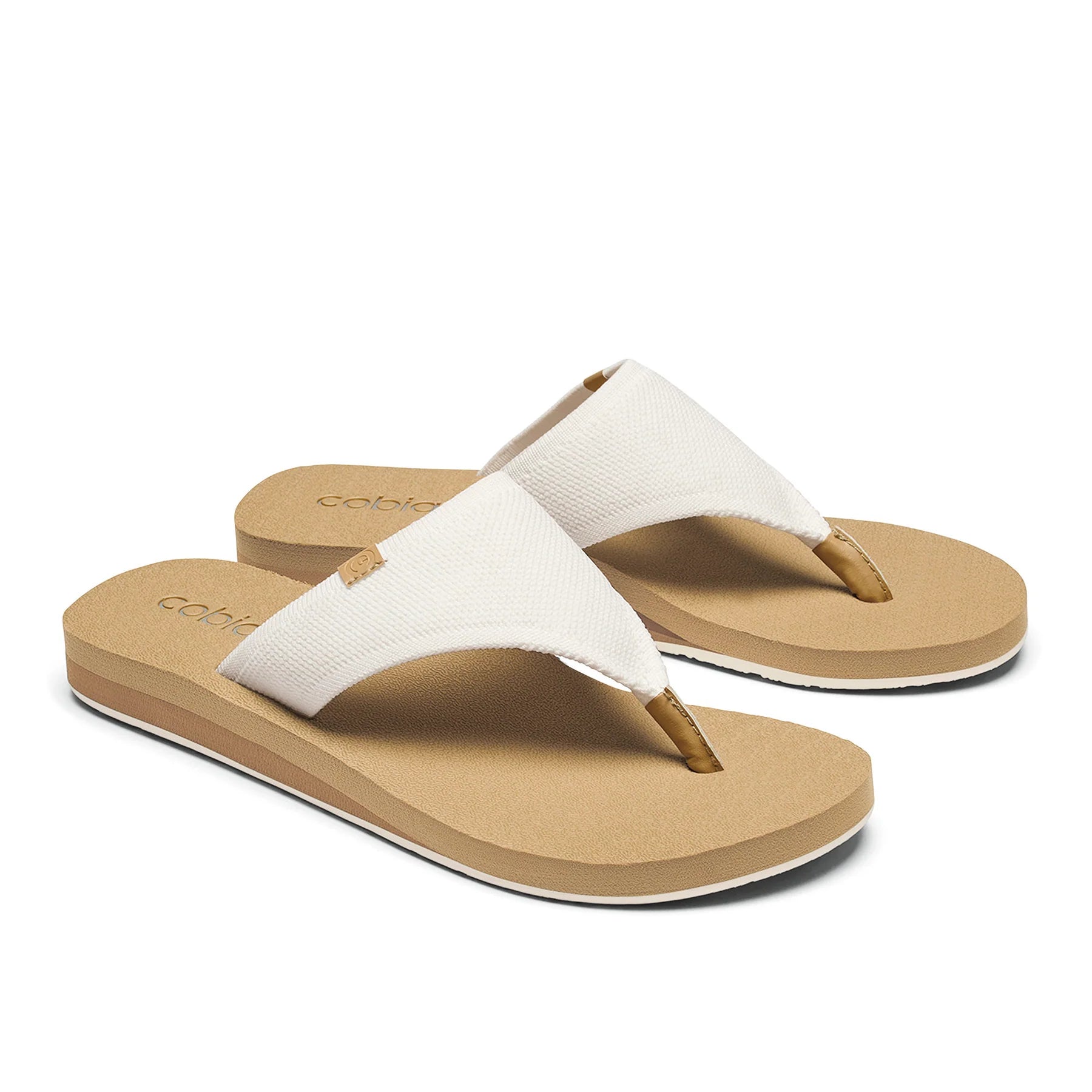 Cobian Women's Bermuda Bounce Flip Flops - Cream BEB24-110