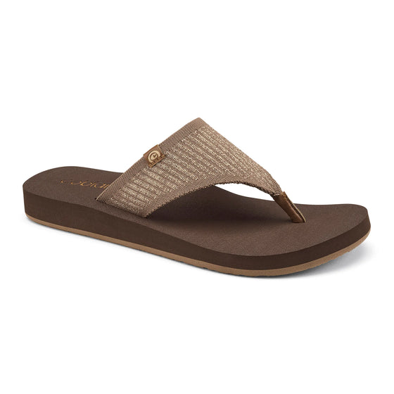 Cobian Women's Bermuda Bounce Flip Flops - Mocha BEB24-203