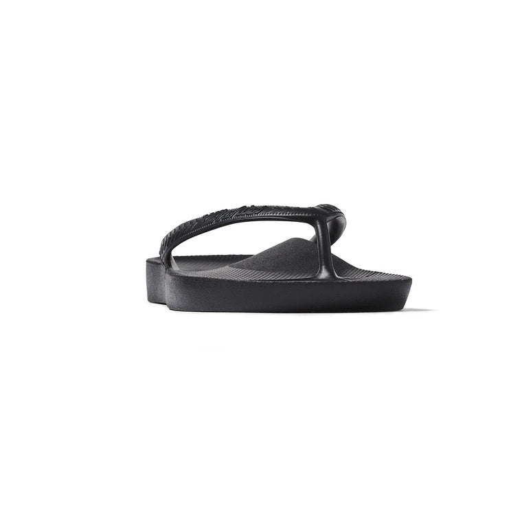 Archie Arch Support Unisex Flip Flops - Black BLK-HAS