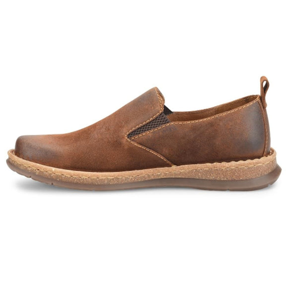 Born Men's Bryson Slip On Loafer - Dark Brown Glazed Ginger BM0010306