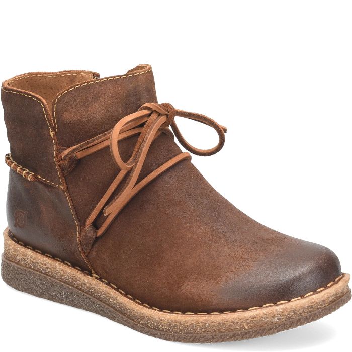 Born Women's Calyn Rustic Bootie - Glazed Ginger Distressed BR0027606