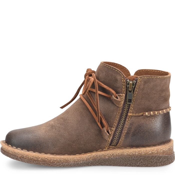 Born Women's Calyn Rustic Bootie - Taupe Avola Distressed BR0027617