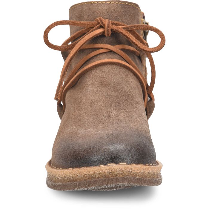 Born Women's Calyn Rustic Bootie - Taupe Avola Distressed BR0027617
