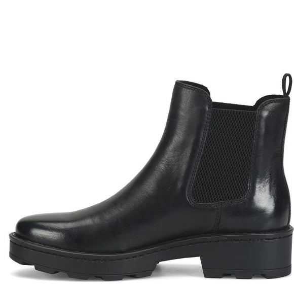 Born Women's Verona Leather Bootie - Black BR0050303