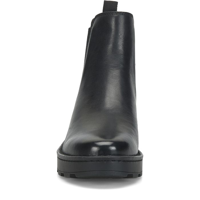 Born Women's Verona Leather Bootie - Black BR0050303