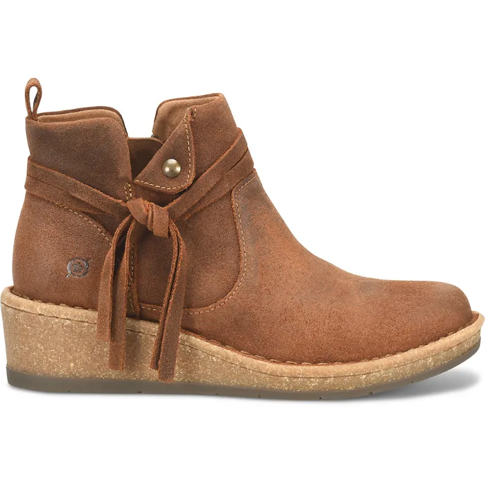 Born Women's Vaughn Distressed Womens Bootie - Brown (Glazed Ginger) BR0062357