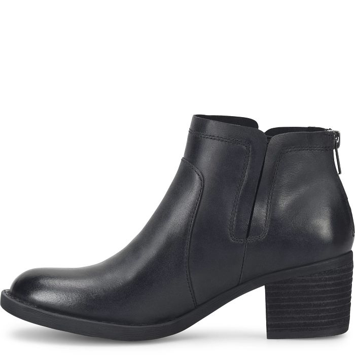 Born Women's Reese Zip Up Bootie - Black BR0063303