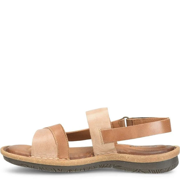 Born Women's Taye Leather Sandal - Syrup/Biege BR0071862