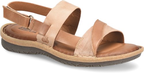 Born Women's Taye Leather Sandal - Syrup/Biege BR0071862