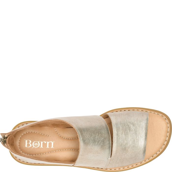 Born Women's Mila Sandal - Light Gold BR0084130