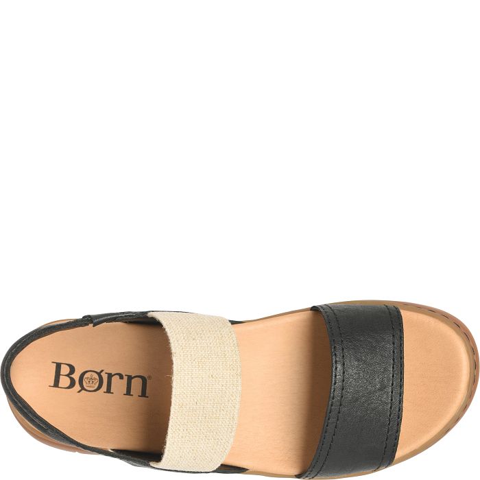 Born Women's Amabel Sandal - Black BR0086403