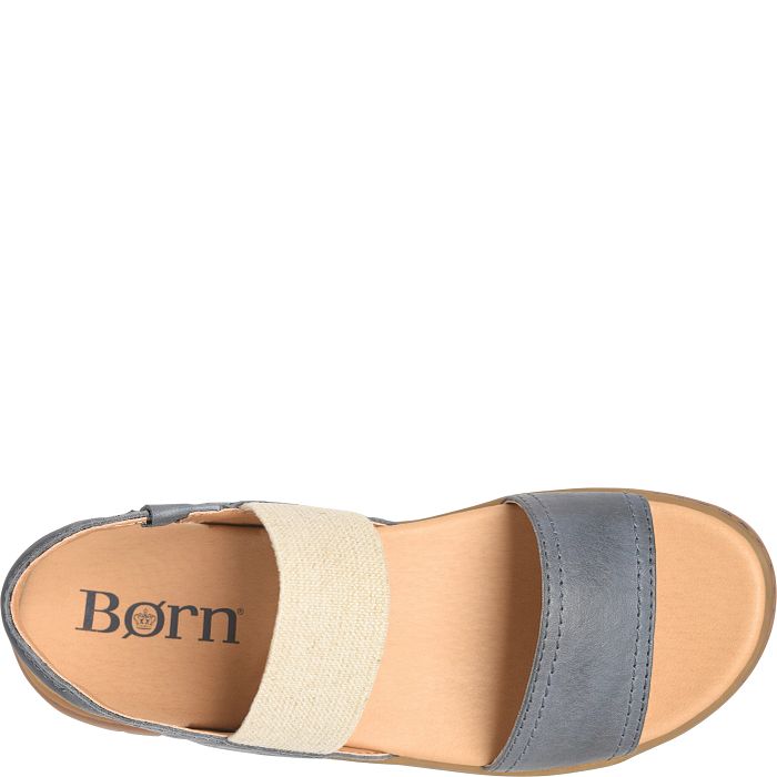 Born Women's Amabel Sandal - Navy BR0086434