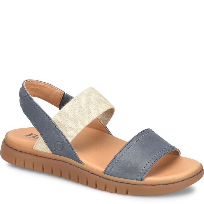 Born Women's Amabel Sandal - Navy BR0086434