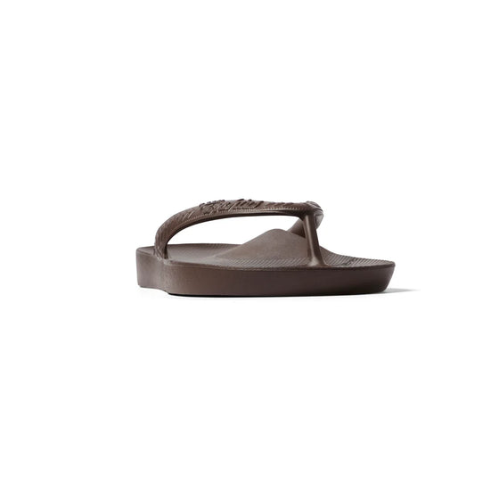 Archie Arch Support Unisex Flip Flops - Brown BWN-HAS