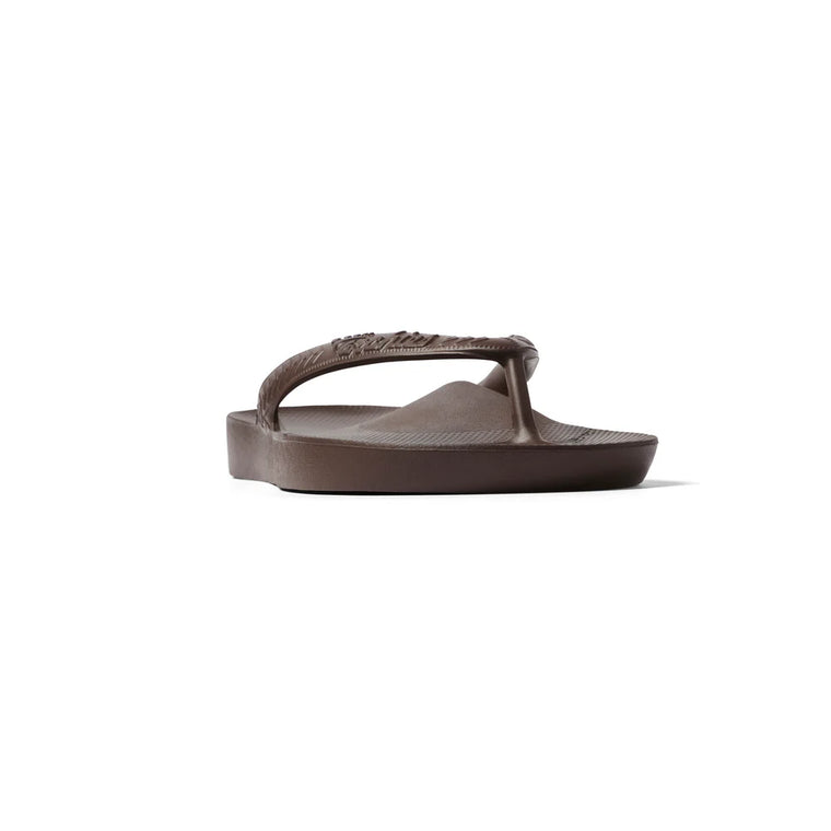 Archie Arch Support Unisex Flip Flops - Brown BWN-HAS