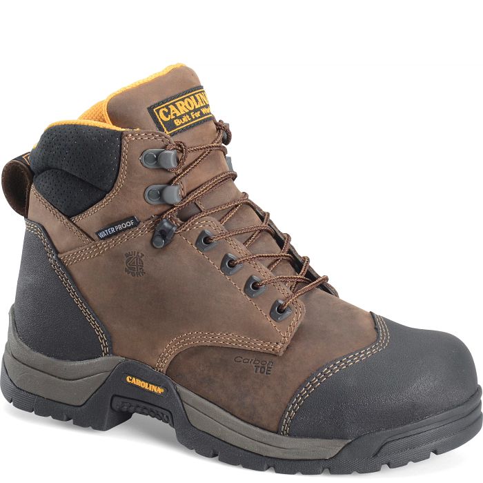 Carolina Men's 6" ESD Waterproof Carbon Composite Broad Toe Work Boot - CA5522