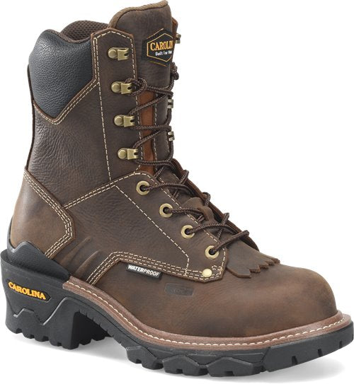 Carolina Men's 8" Compacity Waterproof Composite Toe Logger Boot - CA7837