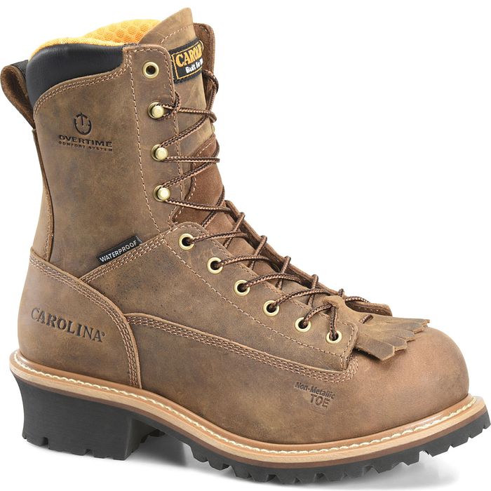 Carolina Men's 8" Waterproof Composite Toe Work Boot - Crazy Horse CA9828