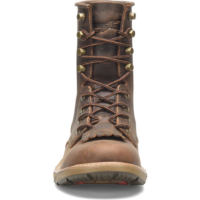 Double H Men's 8" Phantom Rider Raid U Toe Lacer Work Boot - Brown DH5394