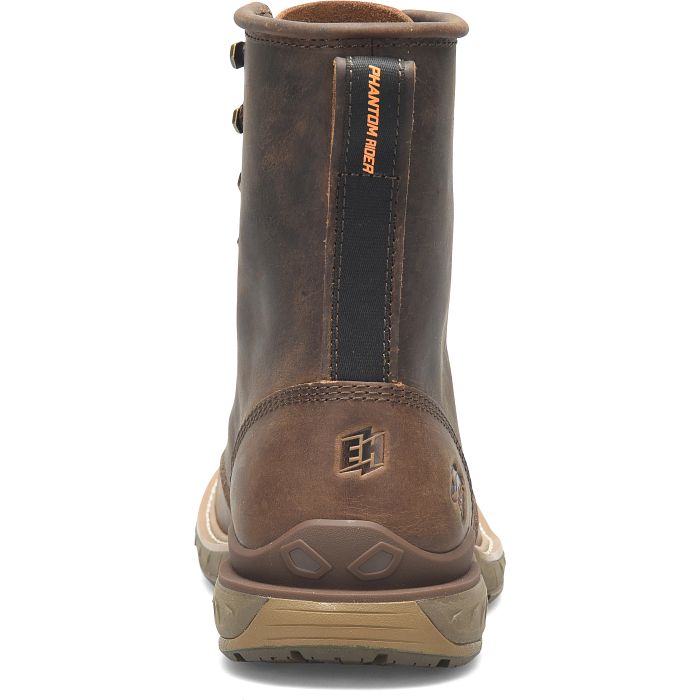 Double H Men's 8" Phantom Rider Raid U Toe Lacer Work Boot - Brown DH5394