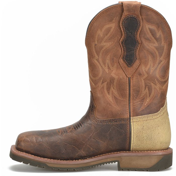 Double H Men's 11" Outlook WP Square Composite Toe Boot - Brown DH6143