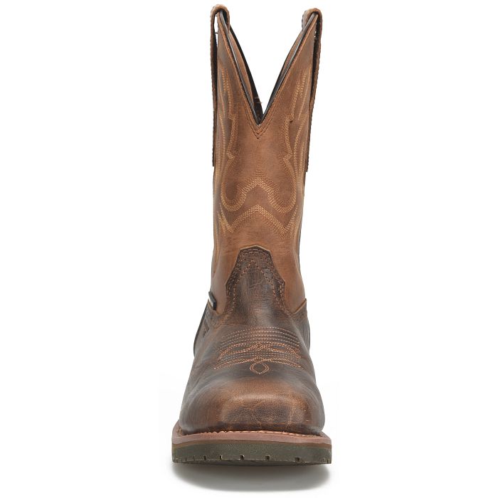 Double H Men's 11" Outlook WP Square Composite Toe Boot - Brown DH6143