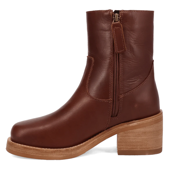 Dingo Women's Roxy Short Boots - Brown DI2290