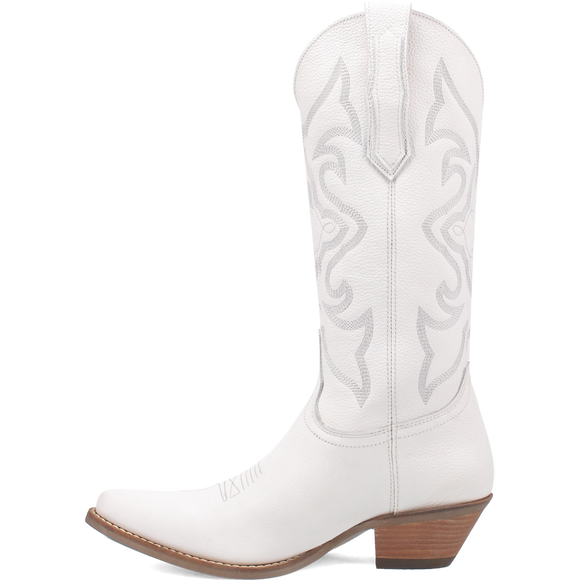 Dingo Women's 13" Out West Western Boot - White DI920