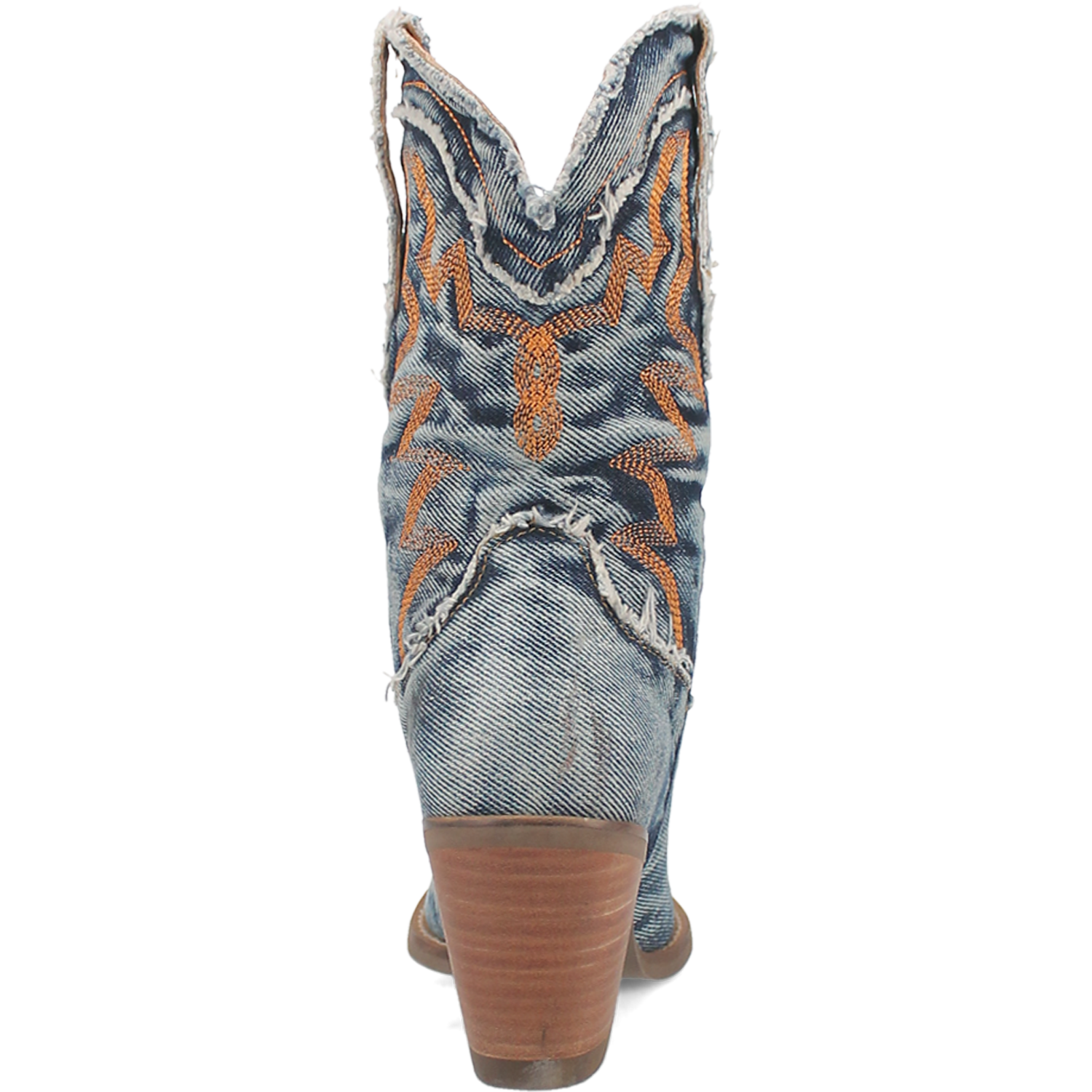 Dingo Women's 9" "Y'all Need Dolly" Short Denim Western Boot - Blue DI950