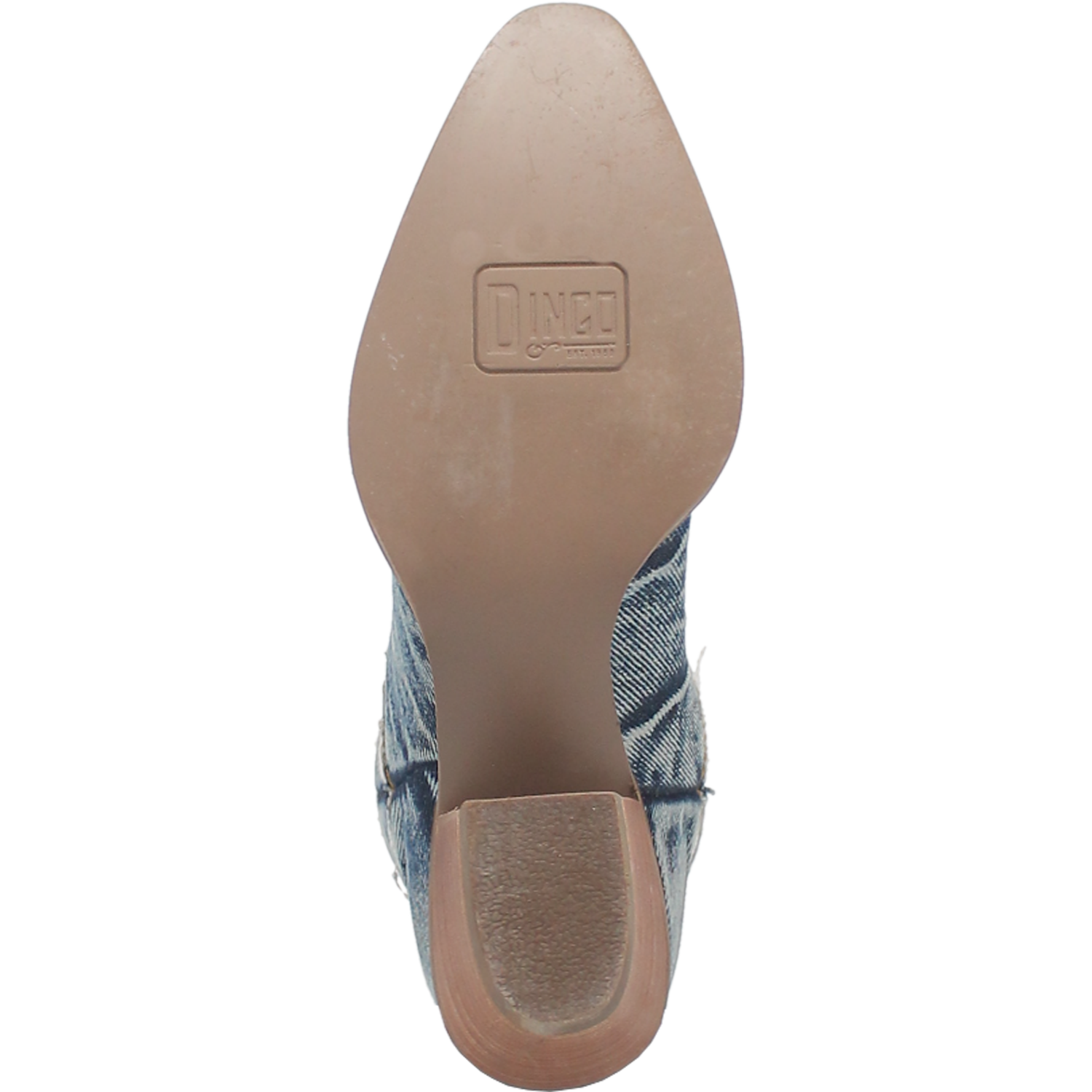 Dingo Women's 9" "Y'all Need Dolly" Short Denim Western Boot - Blue DI950