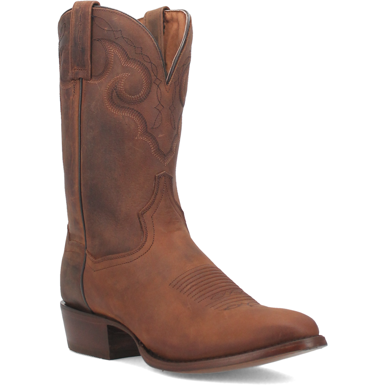 Dan Post Men's 11" Simon Tapered Leather Western Boot - Brown DP3230