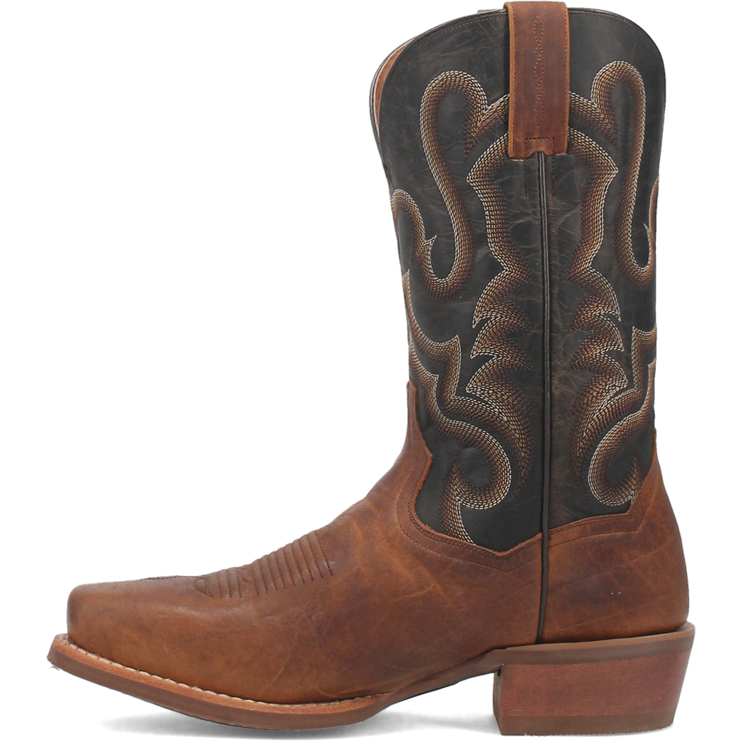 Dan Post Men's 12" Richland Leather Western Boot - Saddle DP3393