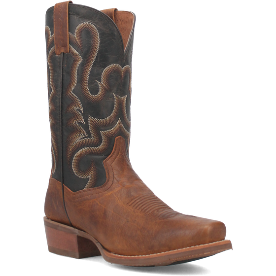 Dan Post Men's 12" Richland Leather Western Boot - Saddle DP3393