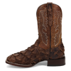 Dan Post Men's 11" Raymond Pirarucu Western Boot - Brown/Brown DP5011