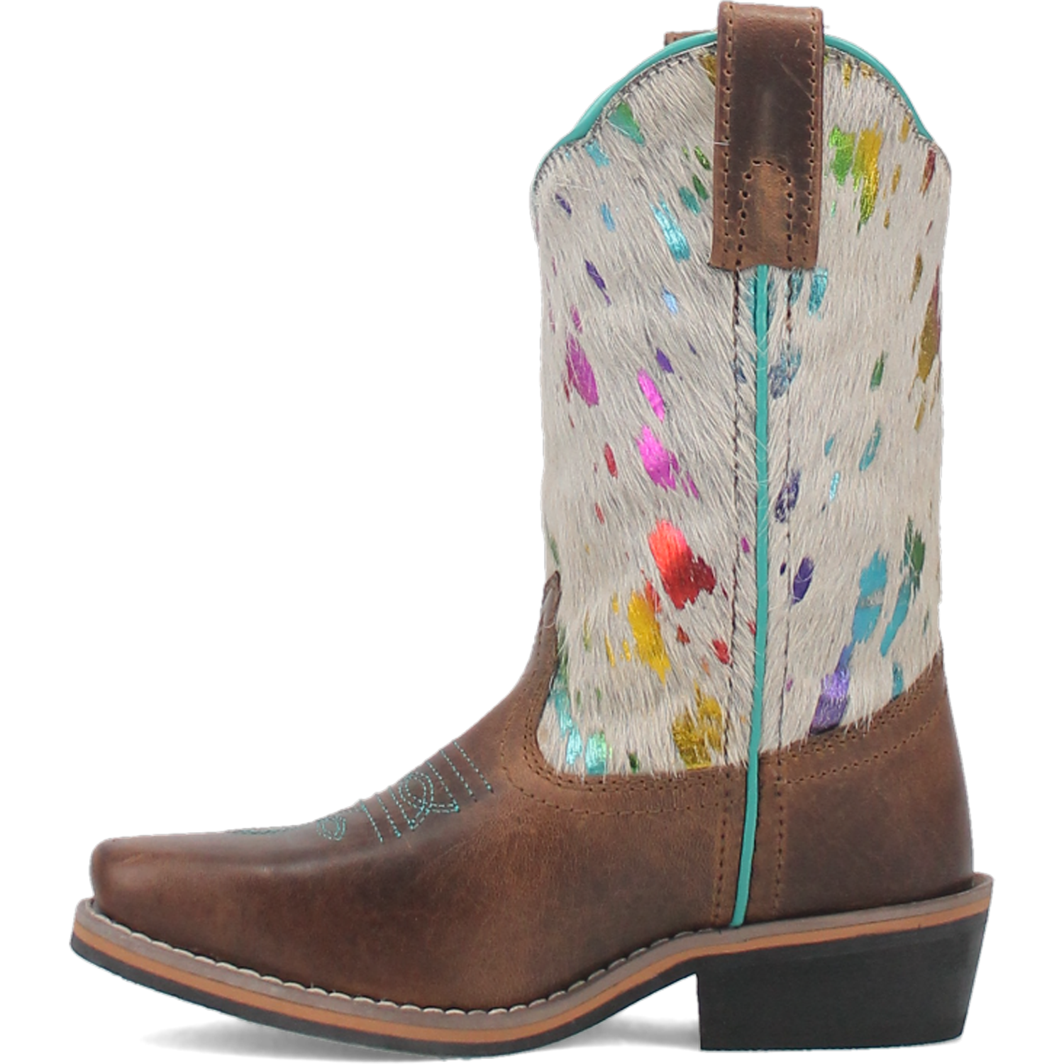 Dan Post Kid's 8" Rumi Leather Western Boot - White DPC2908