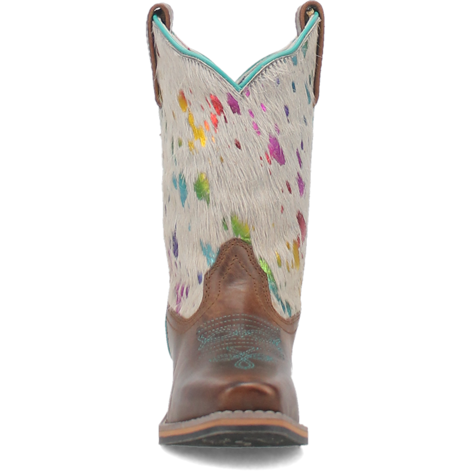 Dan Post Kid's 8" Rumi Leather Western Boot - White DPC2908