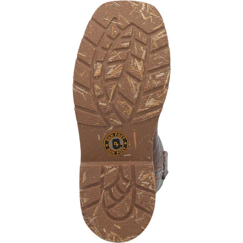 Dan Post Kid's 8" Lil Bisbee" Western Boot - Brown/Blue DPC2918