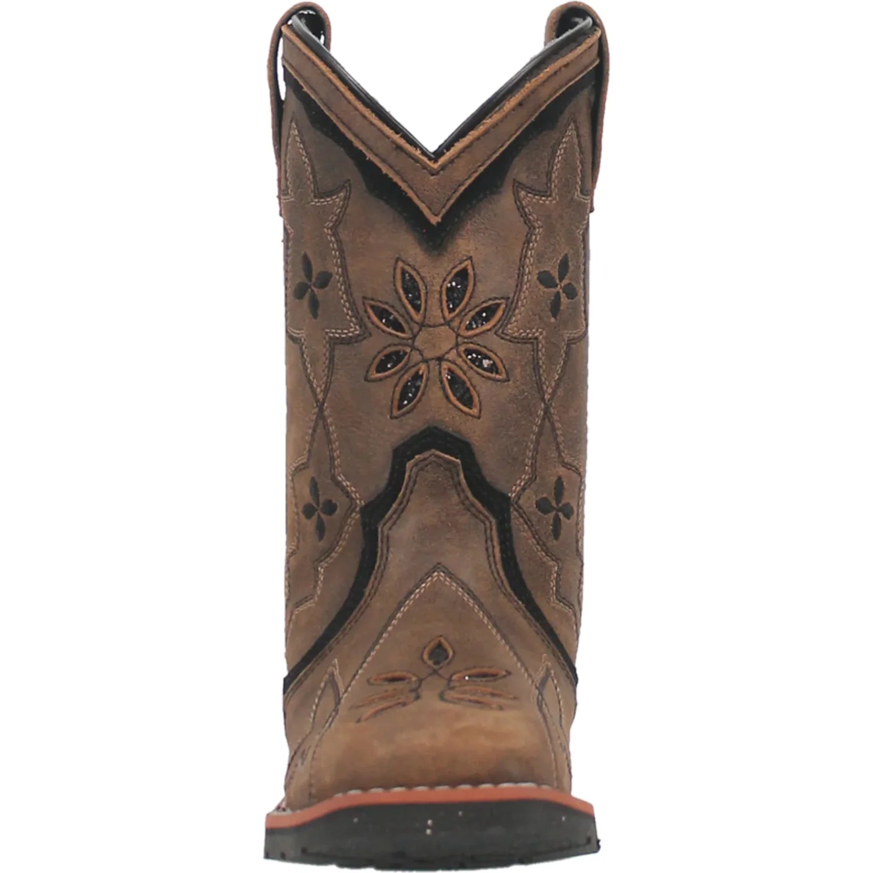 Dan Post Kid's 8" Posy Square Toe Western Boot - Honey DPC2924