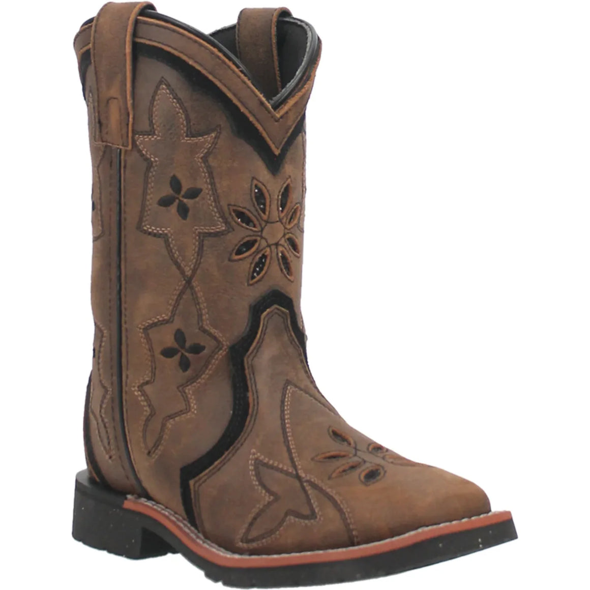 Dan Post Kid's 8" Posy Square Toe Western Boot - Honey DPC2924