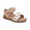Aetrex Women's Claire Adjustable Sandal - Champagne FC173